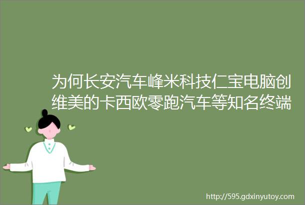 为何长安汽车峰米科技仁宝电脑创维美的卡西欧零跑汽车等知名终端都喜欢在这里找新材料新工艺解决方案